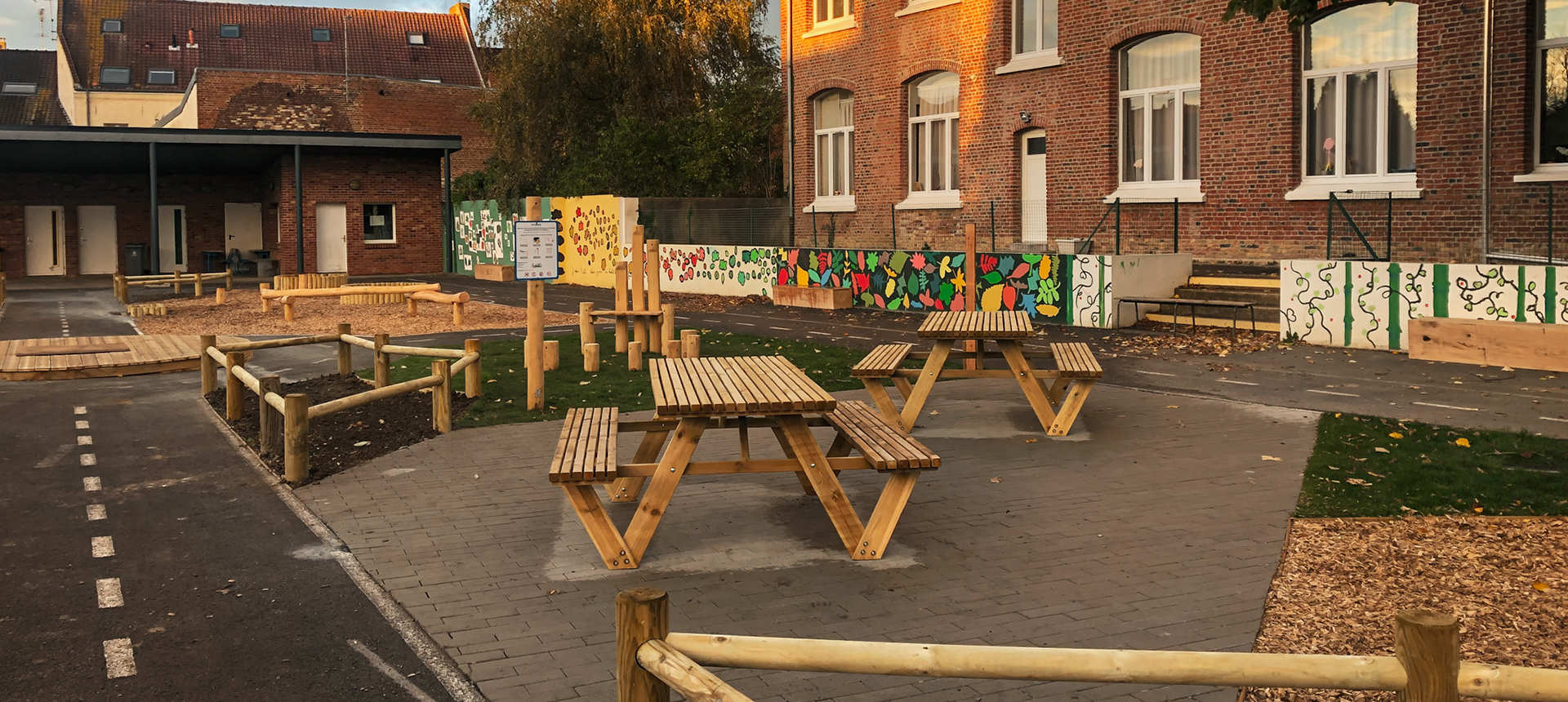 Paysage 360 - Requalification de la cour d’école du centre