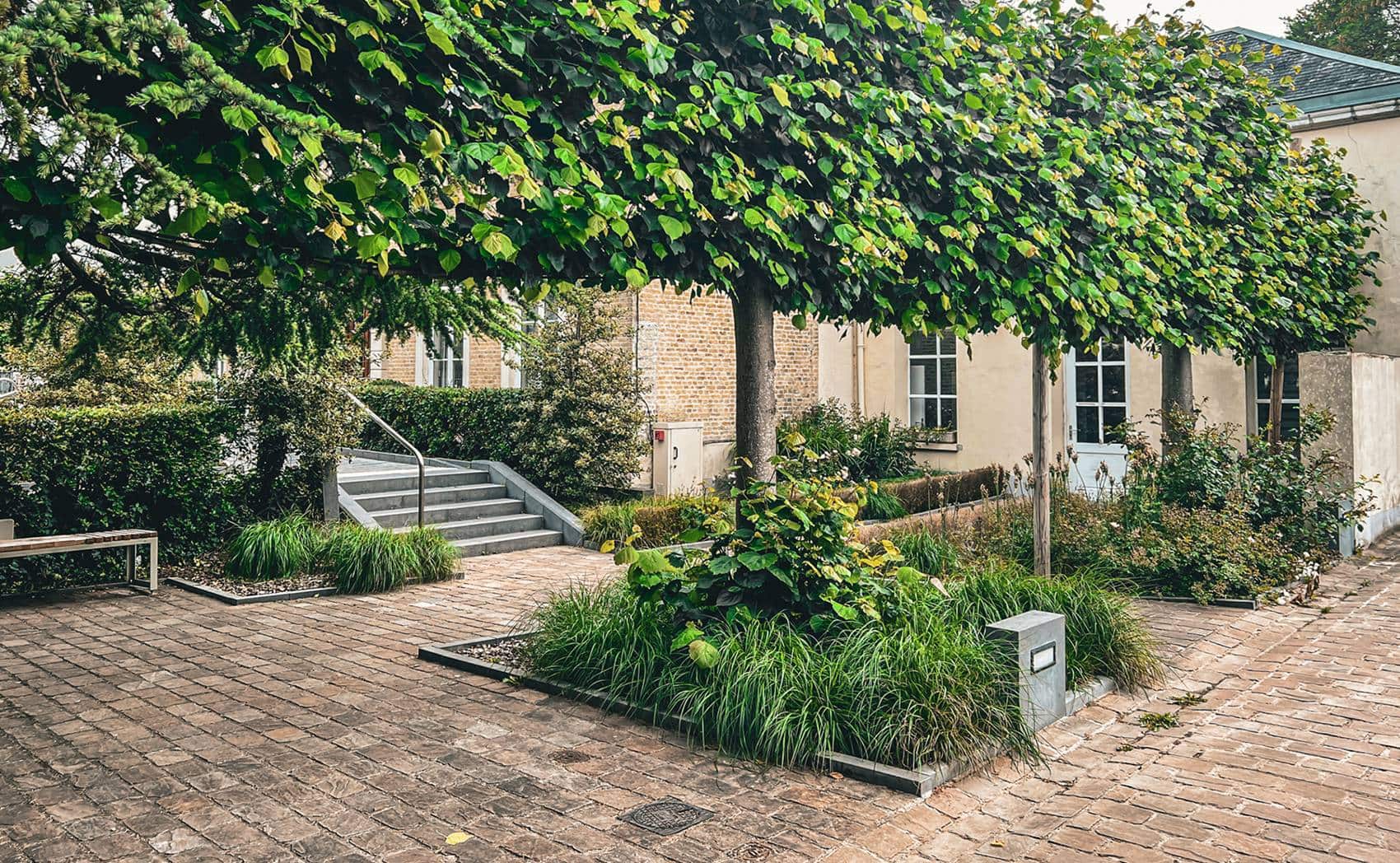 Paysage 360 - Aménagement du parvis de la mairie, Ardres