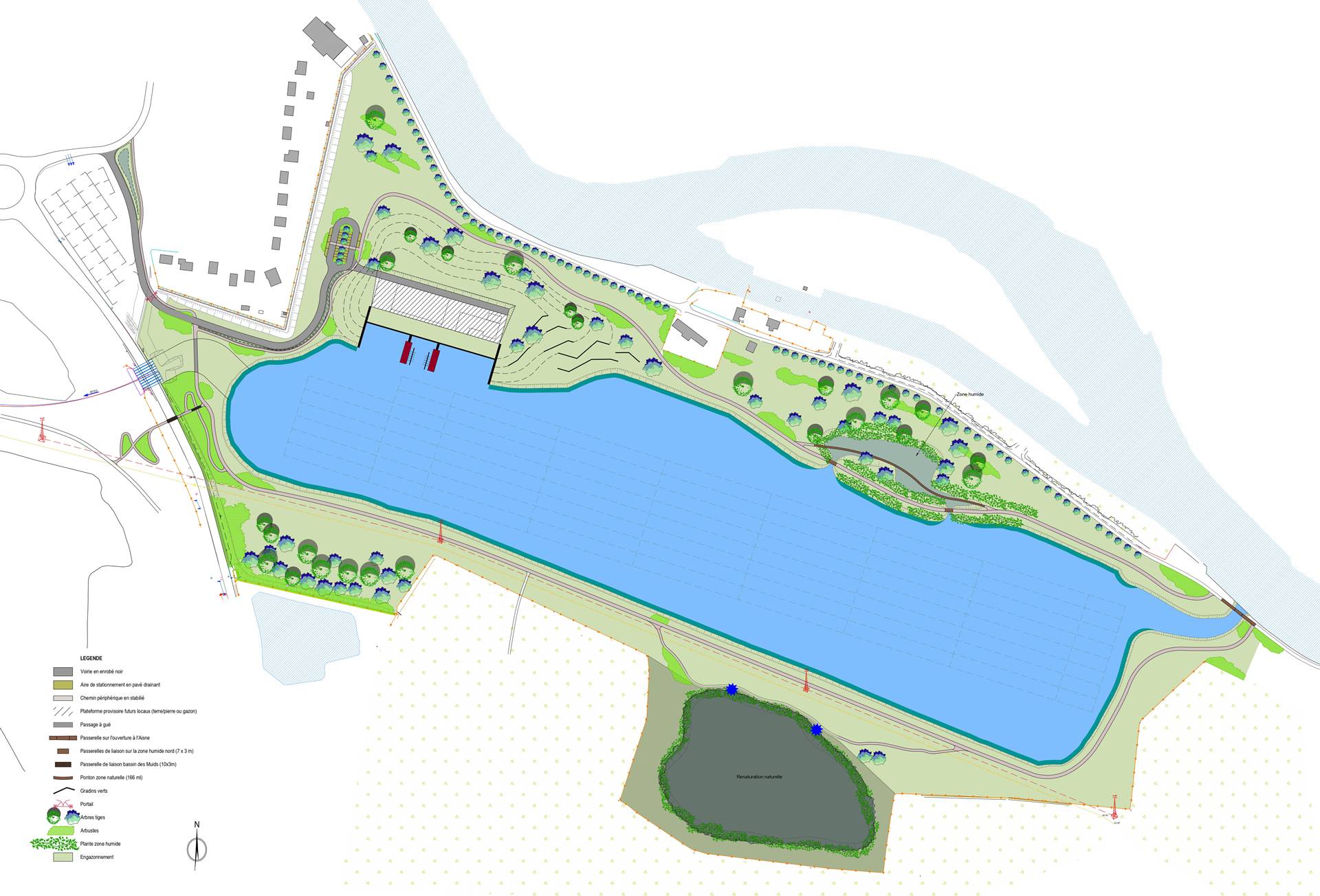 impact projet aménagement paysager bassin aisne