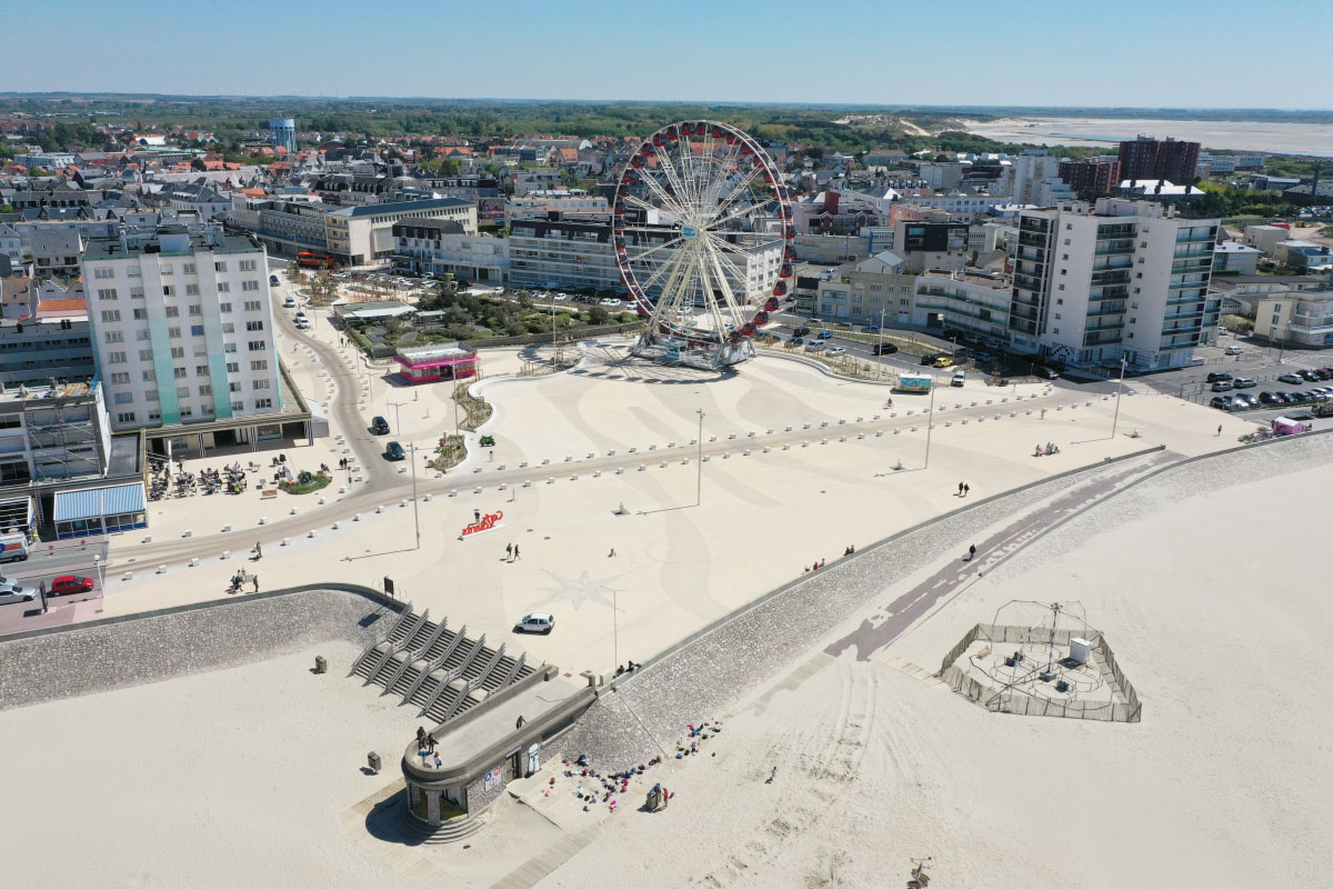 Place de l'Entonnoir à Berck-sur-mer